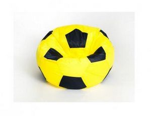 Кресло-мешок Мяч малый желто-черное в Камышлове - kamyshlov.ok-mebel.com | фото 1