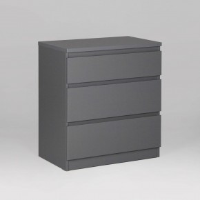 2.03.02.060.4 КАСТОР комод 3 ящика RU серый в Камышлове - kamyshlov.ok-mebel.com | фото