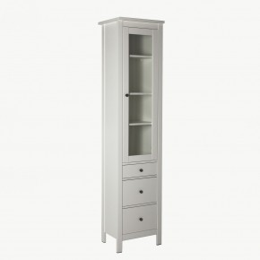 2.08.07.120.1 САГА шкаф с витриной 50 белый RU в Камышлове - kamyshlov.ok-mebel.com | фото 2