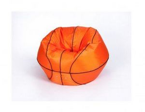 Кресло-мешок Баскетбольный мяч малый оранжево-черное в Камышлове - kamyshlov.ok-mebel.com | фото 2