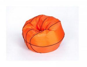 Кресло-мешок Баскетбольный мяч малый оранжево-черное в Камышлове - kamyshlov.ok-mebel.com | фото 3