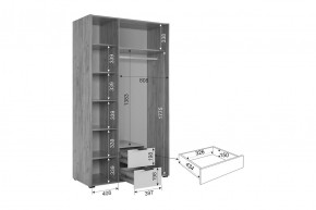 АДАМ Спальный гарнитур (модульный) белое дерево в Камышлове - kamyshlov.ok-mebel.com | фото 15