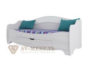 Кровать одноярусная Акварель 1 с ящиком в Камышлове - kamyshlov.ok-mebel.com | фото 1