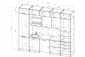 АНТИКА Кухонный гарнитур Экстра 5 (3000 мм) в Камышлове - kamyshlov.ok-mebel.com | фото 2