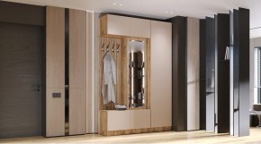 БАВАРИЯ Прихожая (дуб вотан/кашемир) в Камышлове - kamyshlov.ok-mebel.com | фото