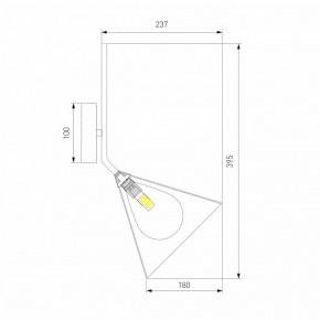 Бра Eurosvet Enigma 70161/1 черный в Камышлове - kamyshlov.ok-mebel.com | фото 6