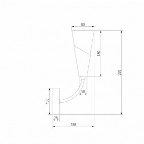 Бра Eurosvet Rhyton 60167/1 никель в Камышлове - kamyshlov.ok-mebel.com | фото 6