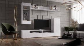 ДАЛЛАС Гостиная (модульная) цемент светлый в Камышлове - kamyshlov.ok-mebel.com | фото