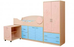 Набор мебели для детской Юниор -12.2 (700*1860) МДФ матовый в Камышлове - kamyshlov.ok-mebel.com | фото