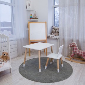 Детский комплект стол и стул «Мишка» Rolti Baby (белый/береза, массив березы/мдф) в Камышлове - kamyshlov.ok-mebel.com | фото 4