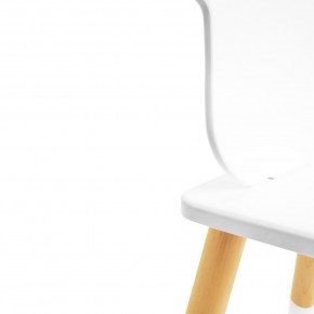 Детский комплект стол и стул «Мишка» Rolti Baby (белый/береза, массив березы/мдф) в Камышлове - kamyshlov.ok-mebel.com | фото 5