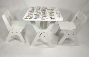 Детский растущий стол-парта и два стула Я САМ "Умка-Дуо" (Алфавит) в Камышлове - kamyshlov.ok-mebel.com | фото 1