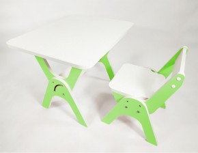 Детский растущий стол-парта и стул Я САМ "Умка" (Зеленый) в Камышлове - kamyshlov.ok-mebel.com | фото