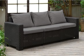 Диван Калифорния 3-х местный (California 3 Sofa), графит в Камышлове - kamyshlov.ok-mebel.com | фото