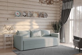Диван-кровать Вало мятно-серый, ткань рогожка в Камышлове - kamyshlov.ok-mebel.com | фото 2