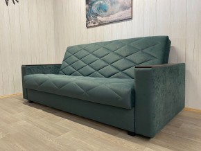 Диван Престиж-15 (НПБ+МДФ) велюр Sensey bottle green в Камышлове - kamyshlov.ok-mebel.com | фото 3