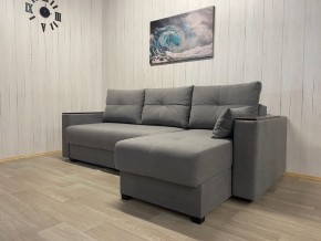 Диван угловой Комфорт-3 (НПБ+МДФ) велюр Galaxy Lite 26 в Камышлове - kamyshlov.ok-mebel.com | фото 2