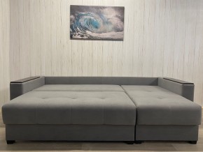 Диван угловой Комфорт-3 (НПБ+МДФ) велюр Galaxy Lite 26 в Камышлове - kamyshlov.ok-mebel.com | фото 4