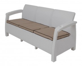 Диван Yalta Premium Sofa 3 Set (Ялта) белый (+подушки под спину) в Камышлове - kamyshlov.ok-mebel.com | фото