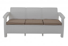 Диван Yalta Premium Sofa 3 Set (Ялта) белый (+подушки под спину) в Камышлове - kamyshlov.ok-mebel.com | фото 2