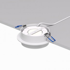 DK2090-WH Встраиваемый светильник FLAT, IP 20, до 15 Вт, GX53, LED, белый, алюминий в Камышлове - kamyshlov.ok-mebel.com | фото 3