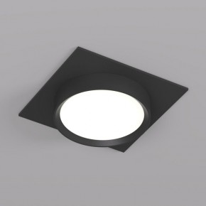 DK2091-BK Встраиваемый светильник FLAT, IP 20, до 15 Вт, GX53, LED, черный, алюминий в Камышлове - kamyshlov.ok-mebel.com | фото