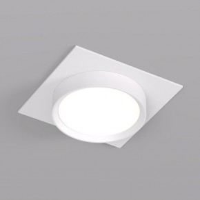 DK2091-WH Встраиваемый светильник FLAT, IP 20, до 15 Вт, GX53, LED, белый, алюминий в Камышлове - kamyshlov.ok-mebel.com | фото