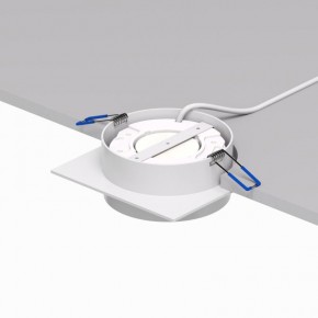 DK2091-WH Встраиваемый светильник FLAT, IP 20, до 15 Вт, GX53, LED, белый, алюминий в Камышлове - kamyshlov.ok-mebel.com | фото 4