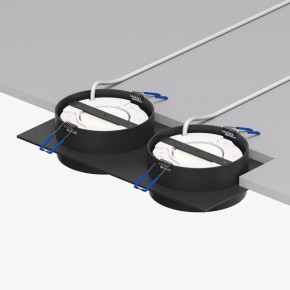 DK2092-BK Встраиваемый светильник FLAT, IP 20, до 15 Вт, GX53, LED, черный, алюминий в Камышлове - kamyshlov.ok-mebel.com | фото 2