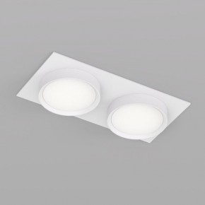 DK2092-WH Встраиваемый светильник FLAT, IP 20, до 15 Вт, GX53, LED, белый, алюминий в Камышлове - kamyshlov.ok-mebel.com | фото 2
