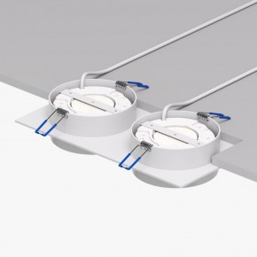 DK2092-WH Встраиваемый светильник FLAT, IP 20, до 15 Вт, GX53, LED, белый, алюминий в Камышлове - kamyshlov.ok-mebel.com | фото 4