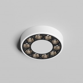 DK2440-WB Встраиваемый светильник DUAL 5+5 Вт, LED 4000K, IP 20, d90mm, белый/черный, алюминий/акрил в Камышлове - kamyshlov.ok-mebel.com | фото 3