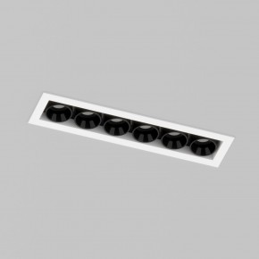 DK2514-WB Встраиваемый светильник SPACE со светодиодом L126mm 220V 10W 38° 4000К IP20 белый/черный алюминий в Камышлове - kamyshlov.ok-mebel.com | фото 2
