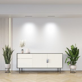 DK2515-WB Встраиваемый светильник SPACE со светодиодом L240mm 220V 20W 38° 4000К IP20 белый/черный алюминий в Камышлове - kamyshlov.ok-mebel.com | фото 7