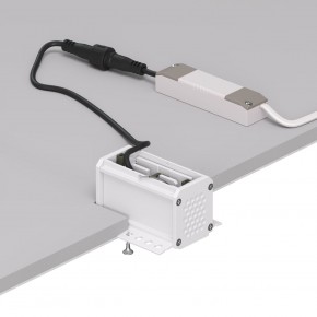 DK2530-WB Встраиваемый светильник SPACE со светодиодом под шпатлевку L69mm 220V 6W 38° 4000К IP20 белый/черный алюминий в Камышлове - kamyshlov.ok-mebel.com | фото 5