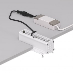 DK2531-WB Встраиваемый светильник SPACE со светодиодом под шпатлевку L126mm 220V 10W 38° 4000К IP20 белый/черный алюминий в Камышлове - kamyshlov.ok-mebel.com | фото 5