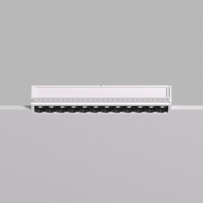 DK2532-WB Встраиваемый светильник SPACE со светодиодом под шпатлевку L240mm 220V 20W 38° 4000К IP20 белый/черный алюминий в Камышлове - kamyshlov.ok-mebel.com | фото 3