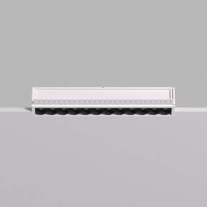 DK2532-WB Встраиваемый светильник SPACE со светодиодом под шпатлевку L240mm 220V 20W 38° 4000К IP20 белый/черный алюминий в Камышлове - kamyshlov.ok-mebel.com | фото 4