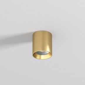 DK2610-SB Накладной светильник SHINE TUBE со светодиодом, D70*H80, IP20, 3000К, 10W, RA?90, сатинированная латунь, алюминий в Камышлове - kamyshlov.ok-mebel.com | фото 2