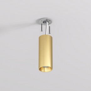 DK2615-SB Накладной светильник SHINE TUBE со светодиодом, D45*H115, IP20, 3000К, 7W, RA?90, сатинированная латунь, алюминий в Камышлове - kamyshlov.ok-mebel.com | фото 3