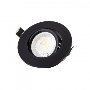 DK3020-BK Встраиваемый светильник, IP 20, 10 Вт, GU5.3, LED, черный, пластик в Камышлове - kamyshlov.ok-mebel.com | фото 1