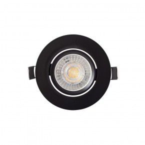 DK3020-BK Встраиваемый светильник, IP 20, 10 Вт, GU5.3, LED, черный, пластик в Камышлове - kamyshlov.ok-mebel.com | фото 3