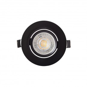 DK3020-BK Встраиваемый светильник, IP 20, 10 Вт, GU5.3, LED, черный, пластик в Камышлове - kamyshlov.ok-mebel.com | фото