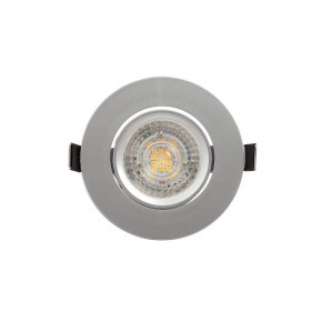 DK3020-CM Встраиваемый светильник, IP 20, 10 Вт, GU5.3, LED, серый, пластик в Камышлове - kamyshlov.ok-mebel.com | фото 1