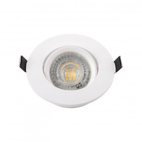 DK3020-WH Встраиваемый светильник, IP 20, 10 Вт, GU5.3, LED, белый, пластик в Камышлове - kamyshlov.ok-mebel.com | фото 2