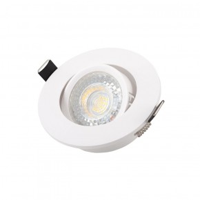 DK3020-WH Встраиваемый светильник, IP 20, 10 Вт, GU5.3, LED, белый, пластик в Камышлове - kamyshlov.ok-mebel.com | фото 3