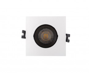 DK3021-WB Встраиваемый светильник, IP 20, 10 Вт, GU5.3, LED, белый/черный, пластик в Камышлове - kamyshlov.ok-mebel.com | фото 1