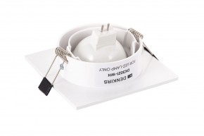 DK3021-WH Встраиваемый светильник, IP 20, 10 Вт, GU5.3, LED, белый, пластик в Камышлове - kamyshlov.ok-mebel.com | фото 4