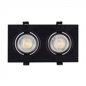 DK3022-BK Встраиваемый светильник, IP 20, 10 Вт, GU5.3, LED, черный, пластик в Камышлове - kamyshlov.ok-mebel.com | фото 2