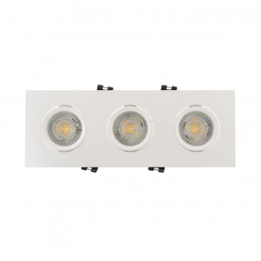 DK3023-WH Встраиваемый светильник, IP 20, 10 Вт, GU5.3, LED, белый, пластик в Камышлове - kamyshlov.ok-mebel.com | фото 2